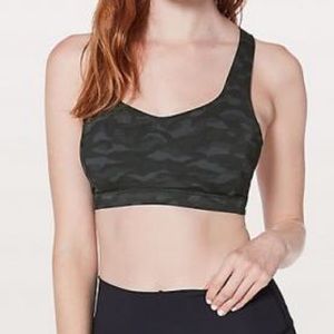 Lululemon Free to Be Serene Bra Black Camo